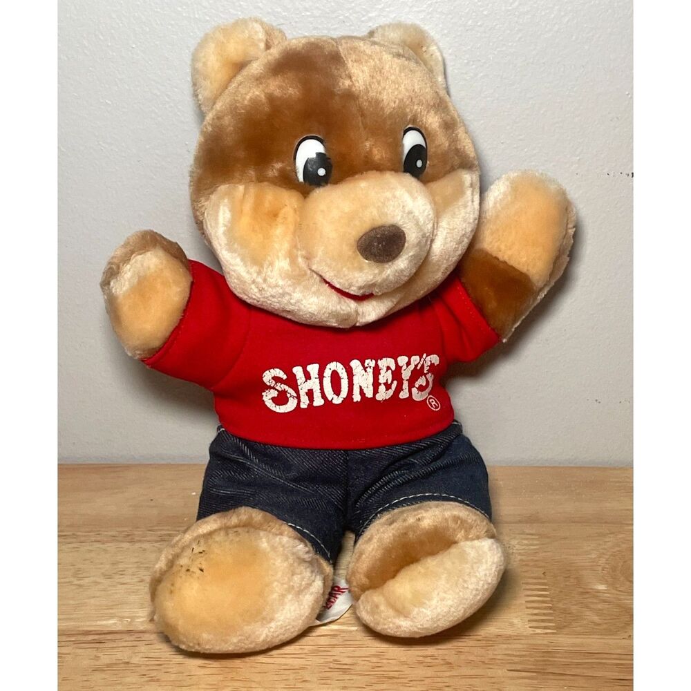 Vintage 1999 Shoney’s Bear Douglas Plush 12" Restaurant Mascot Teddy